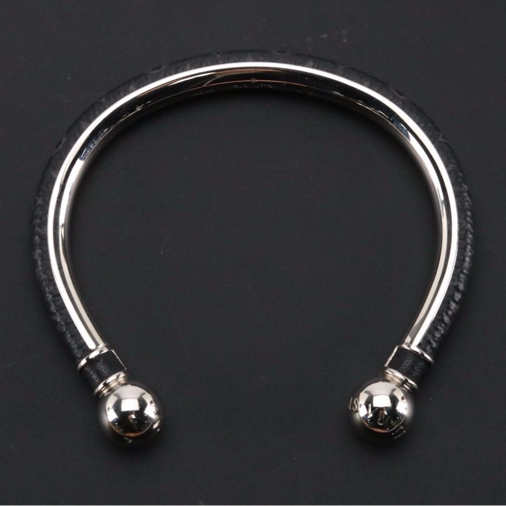 Louis Vuitton Monogram Eclipse Cuff Bracelet - image 5